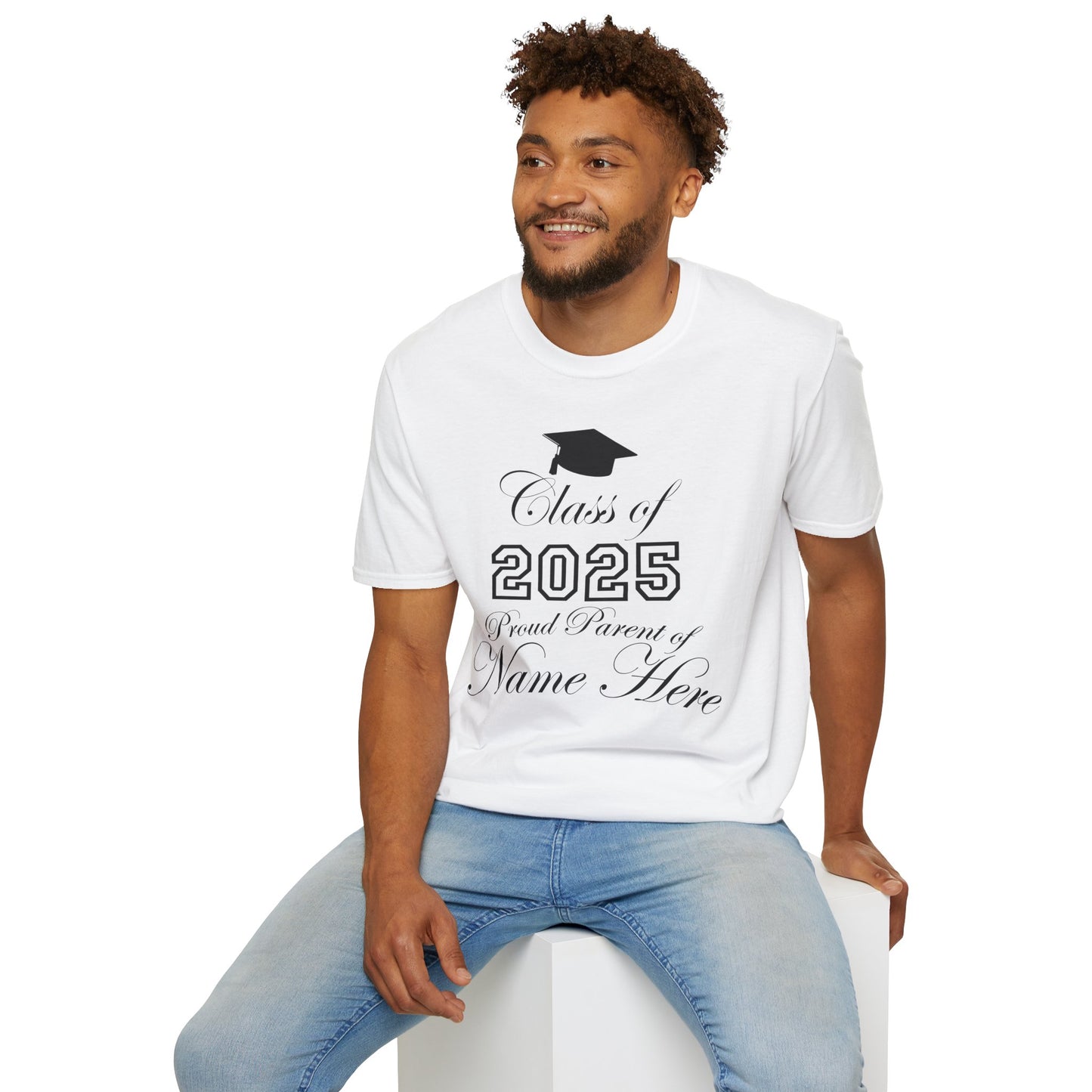 Proud Parent Graduation Celebration T-Shirt, Class of 2025, Unisex Tee, Student Gift, College Graduation, Celebration Apparel