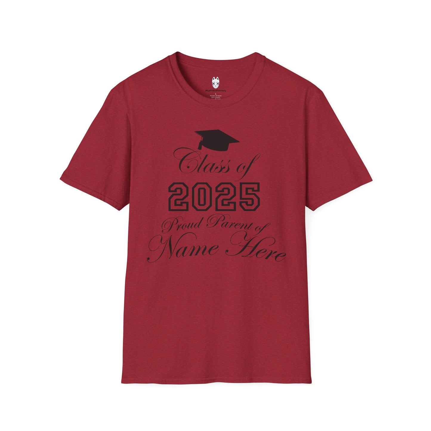 Proud Parent Graduation Celebration T-Shirt, Class of 2025, Unisex Tee, Student Gift, College Graduation, Celebration Apparel