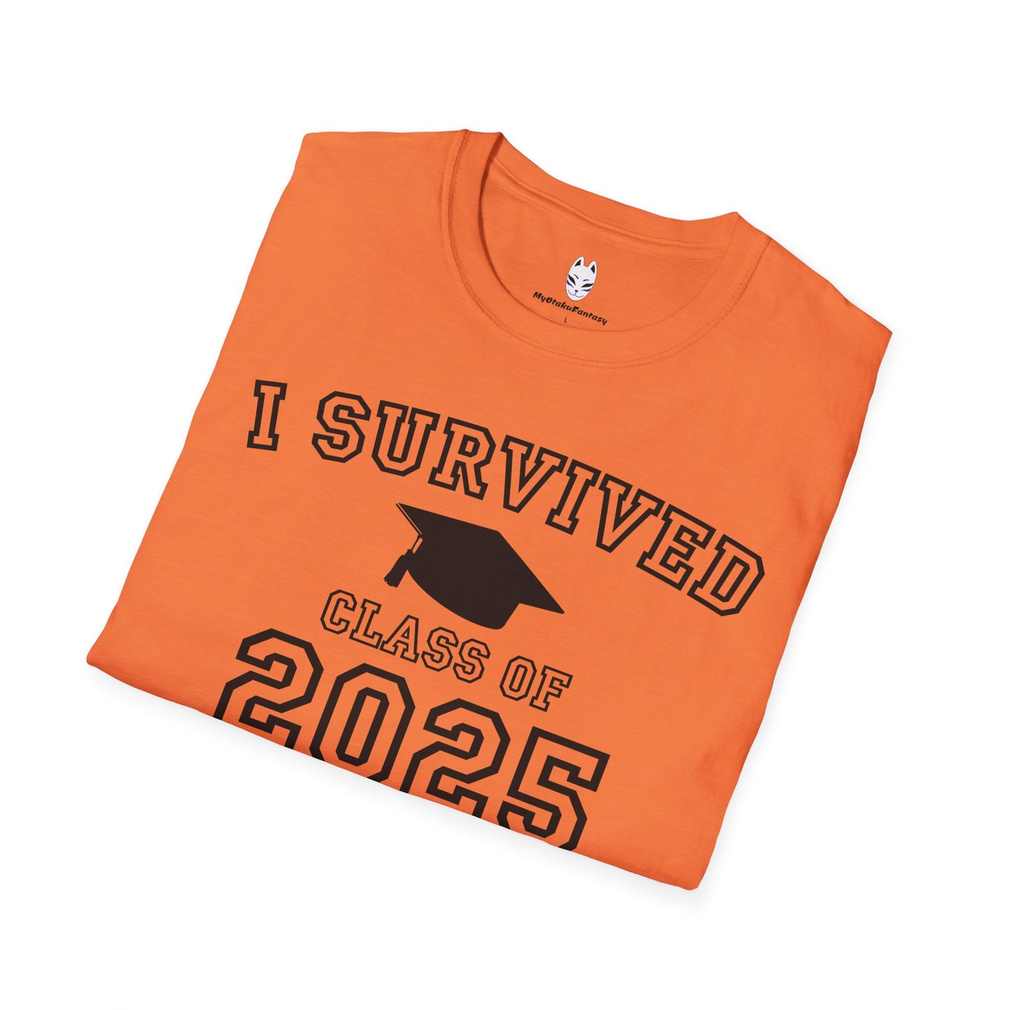 I Survived Class of 2025 Graduation Celebration T-Shirt, Class of 2025, Unisex Tee, Student Gift, College Graduation, Celebration Apparel