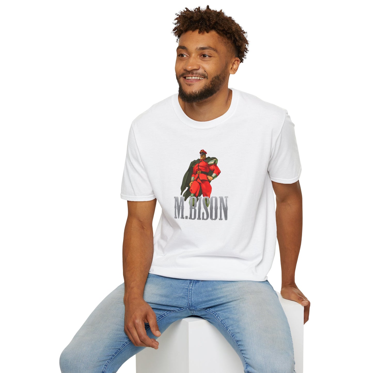 Bison Soft Style T-Shirt, Street Fighter Unofficial Custom Shirt