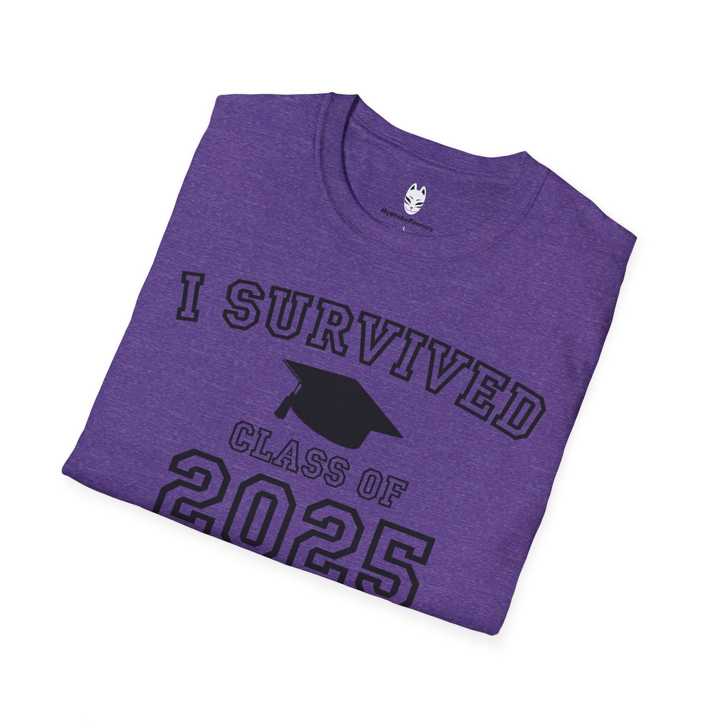 I Survived Class of 2025 Graduation Celebration T-Shirt, Class of 2025, Unisex Tee, Student Gift, College Graduation, Celebration Apparel