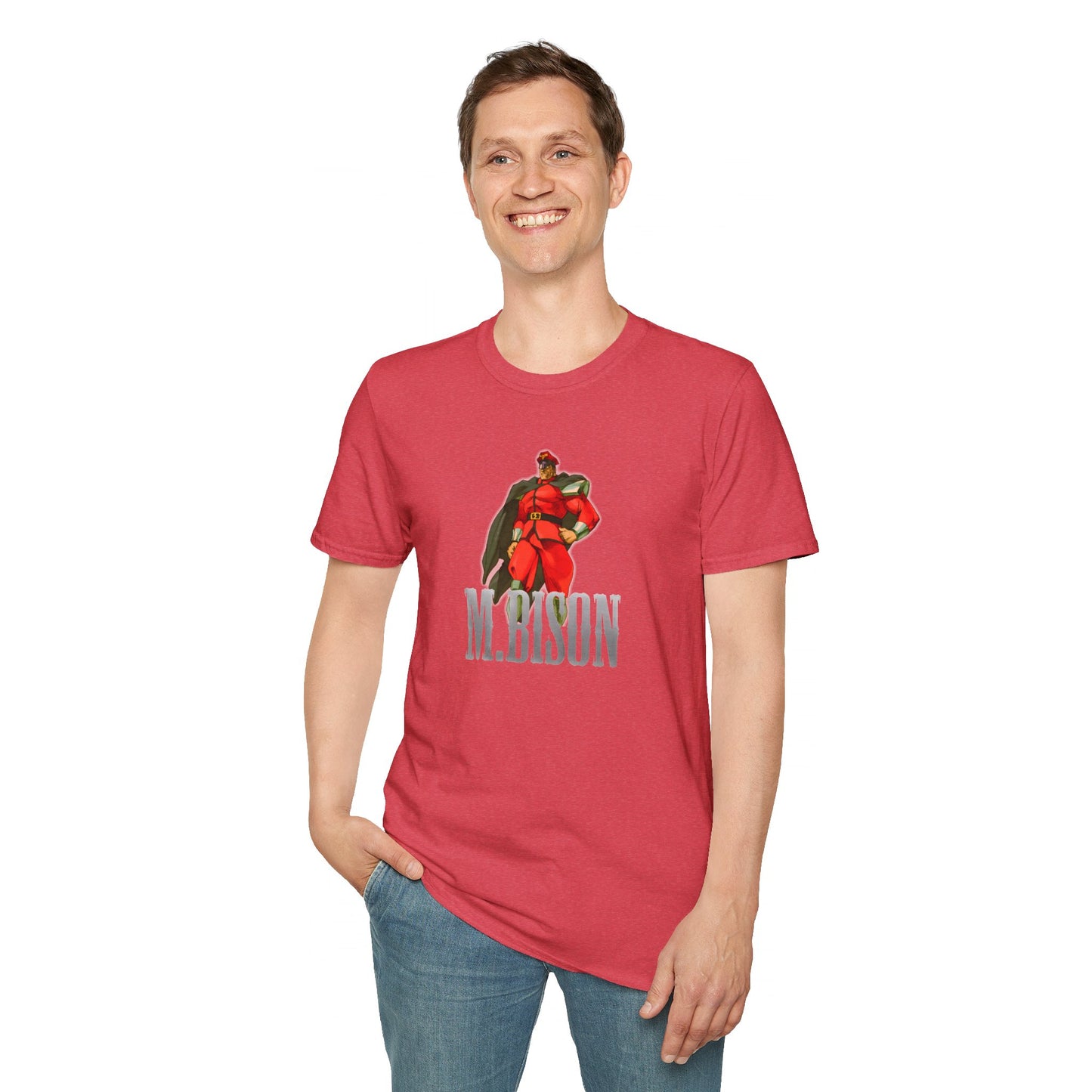 Bison Soft Style T-Shirt, Street Fighter Unofficial Custom Shirt