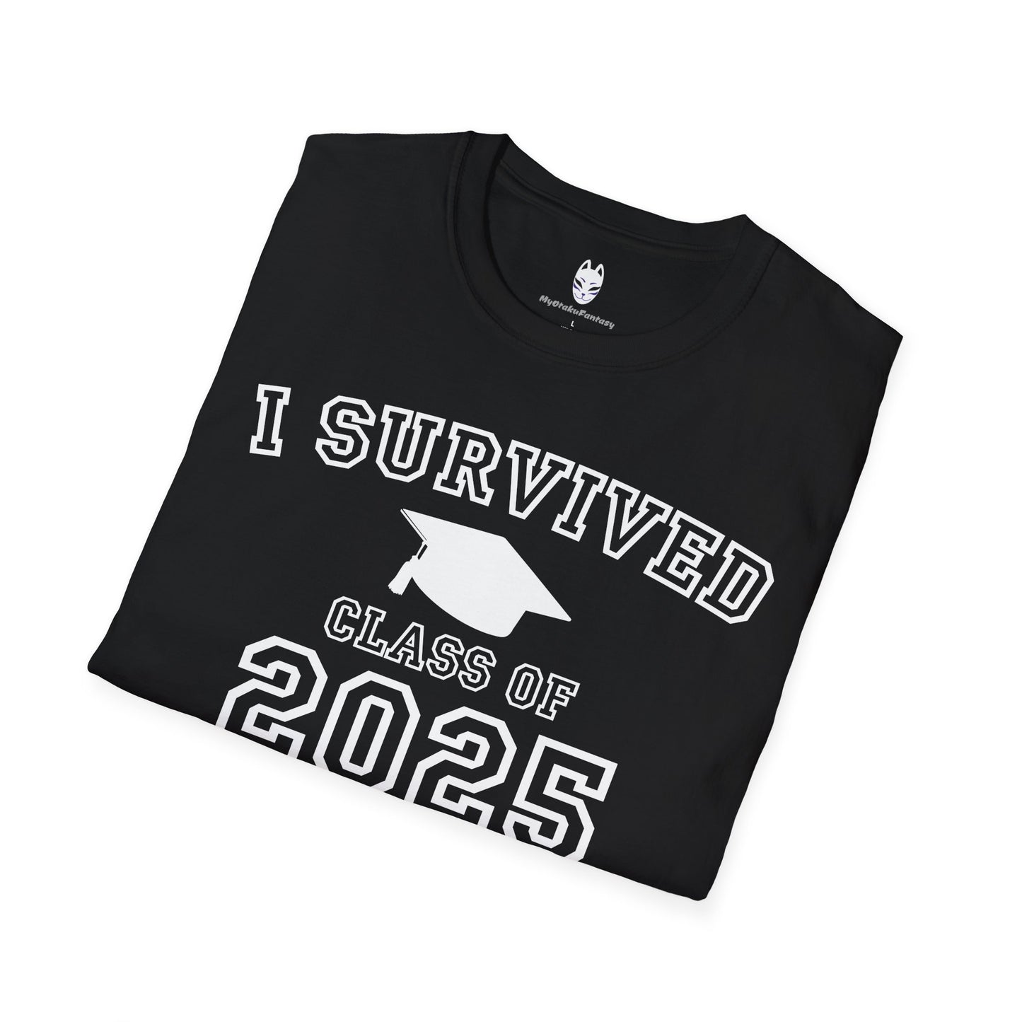 I Survived Class of 2025 Graduation Celebration T-Shirt, Class of 2025, Unisex Tee, Student Gift, College Graduation, Celebration Apparel