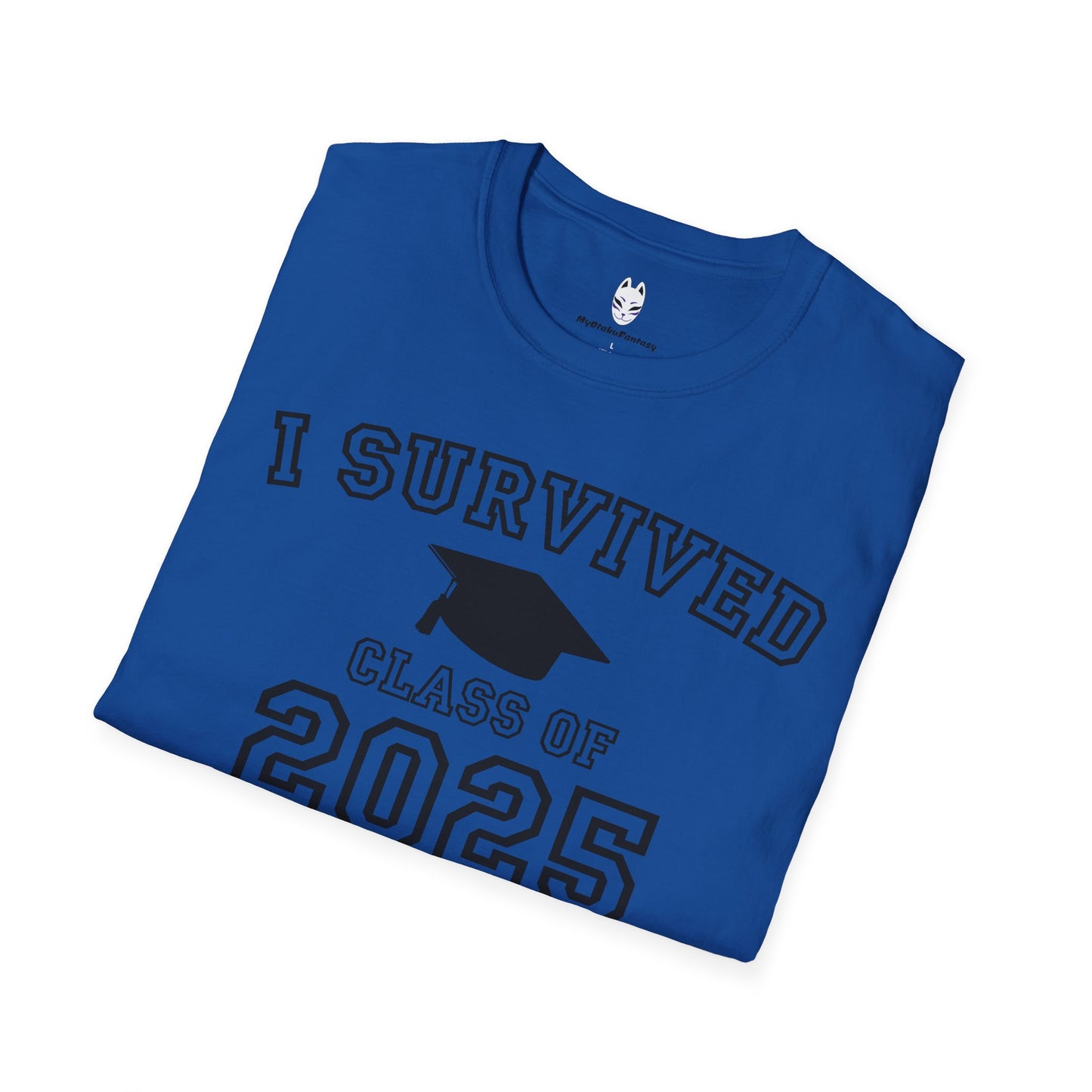 I Survived Class of 2025 Graduation Celebration T-Shirt, Class of 2025, Unisex Tee, Student Gift, College Graduation, Celebration Apparel
