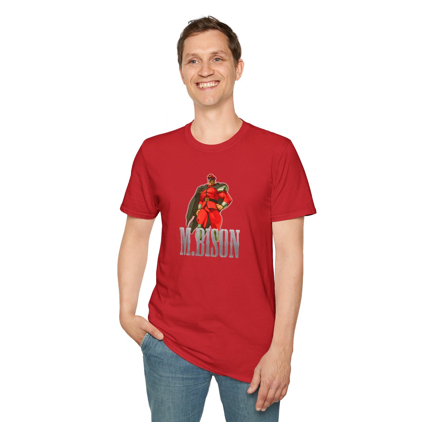 Bison Soft Style T-Shirt, Street Fighter Unofficial Custom Shirt