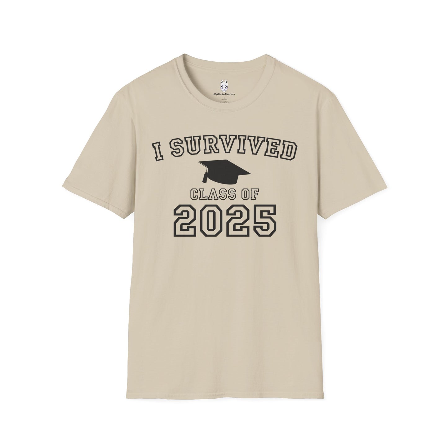 I Survived Class of 2025 Graduation Celebration T-Shirt, Class of 2025, Unisex Tee, Student Gift, College Graduation, Celebration Apparel