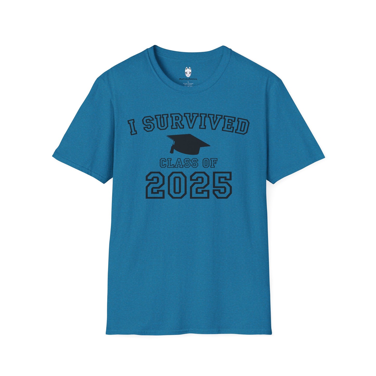 I Survived Class of 2025 Graduation Celebration T-Shirt, Class of 2025, Unisex Tee, Student Gift, College Graduation, Celebration Apparel