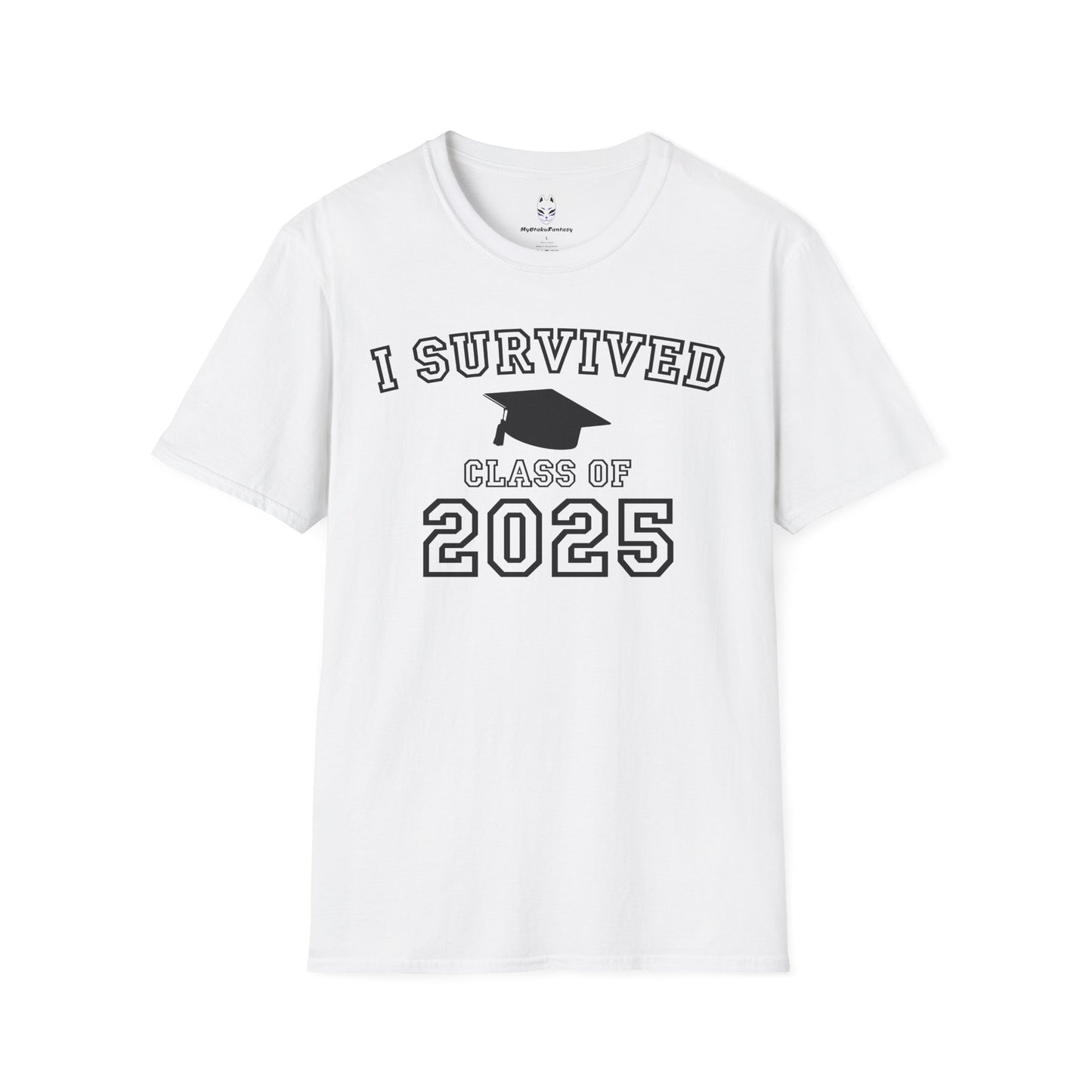 I Survived Class of 2025 Graduation Celebration T-Shirt, Class of 2025, Unisex Tee, Student Gift, College Graduation, Celebration Apparel