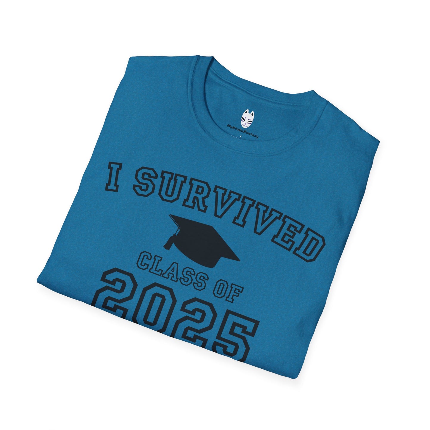 I Survived Class of 2025 Graduation Celebration T-Shirt, Class of 2025, Unisex Tee, Student Gift, College Graduation, Celebration Apparel