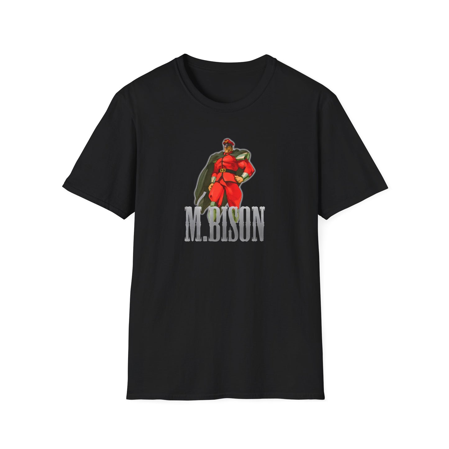 Bison Soft Style T-Shirt, Street Fighter Unofficial Custom Shirt