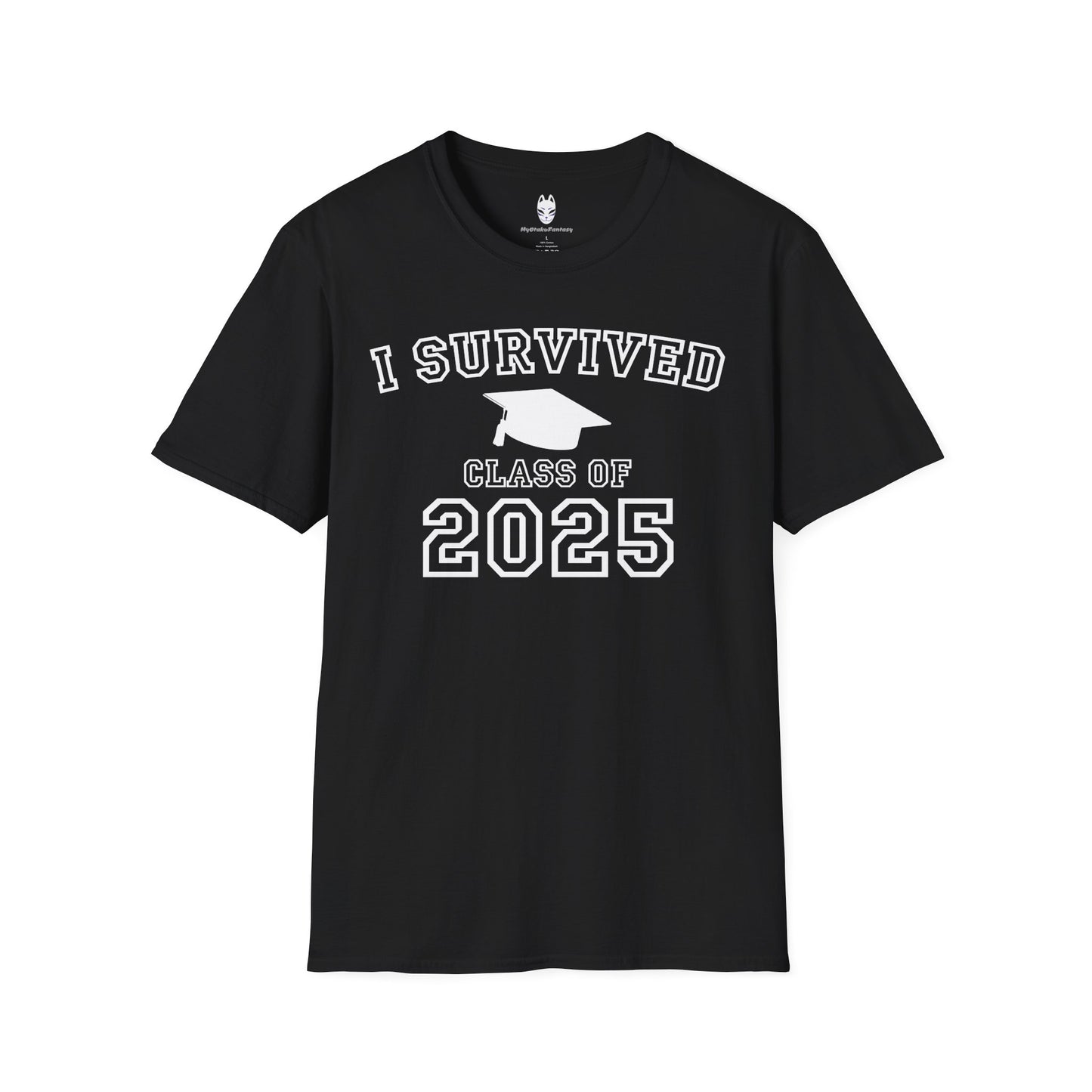 I Survived Class of 2025 Graduation Celebration T-Shirt, Class of 2025, Unisex Tee, Student Gift, College Graduation, Celebration Apparel