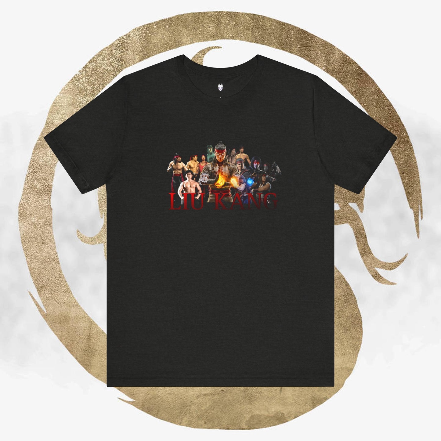 Liu Kang, Fire God Liu Kang Custom Tshirt, Unofficial Mortal Kombat custom shirt