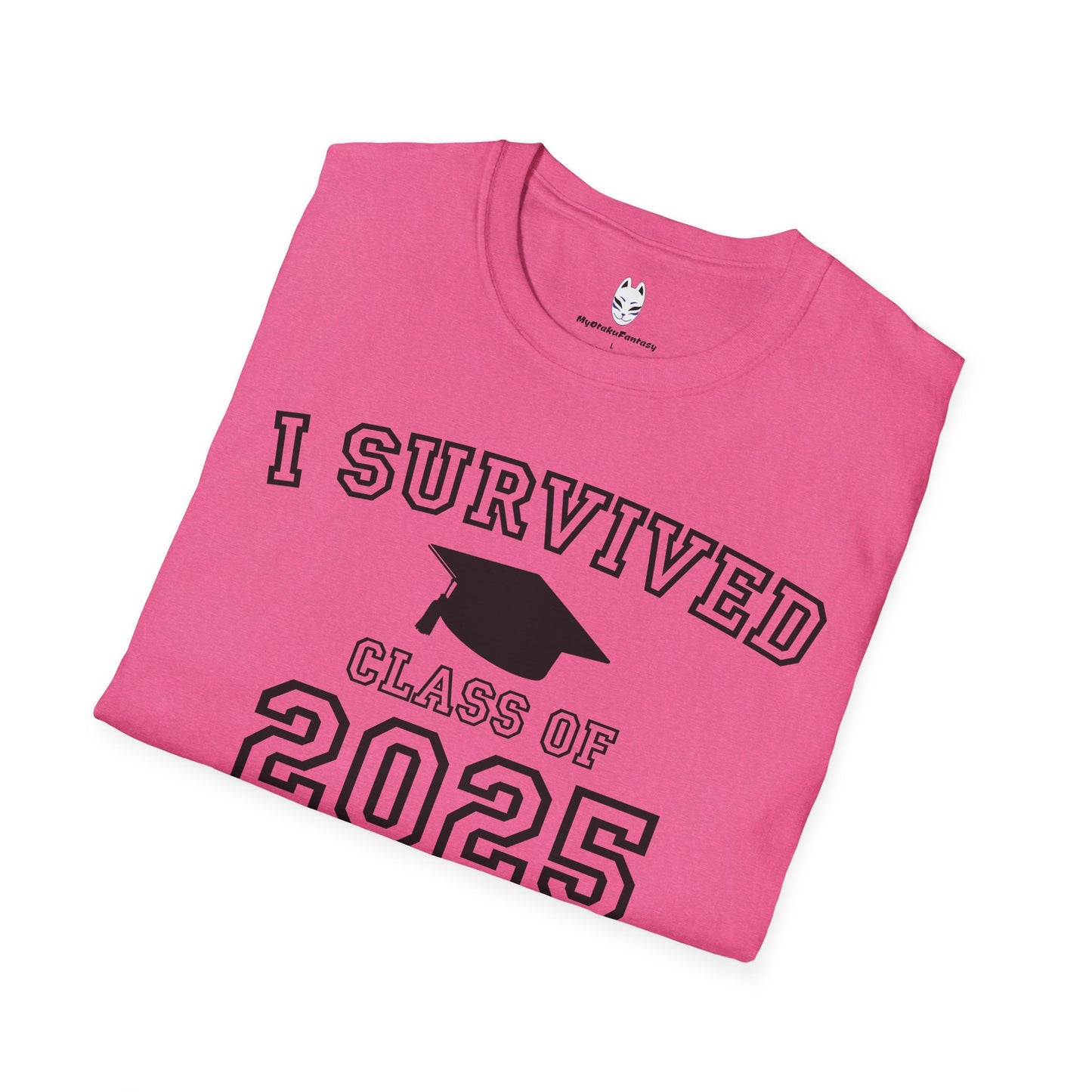 I Survived Class of 2025 Graduation Celebration T-Shirt, Class of 2025, Unisex Tee, Student Gift, College Graduation, Celebration Apparel