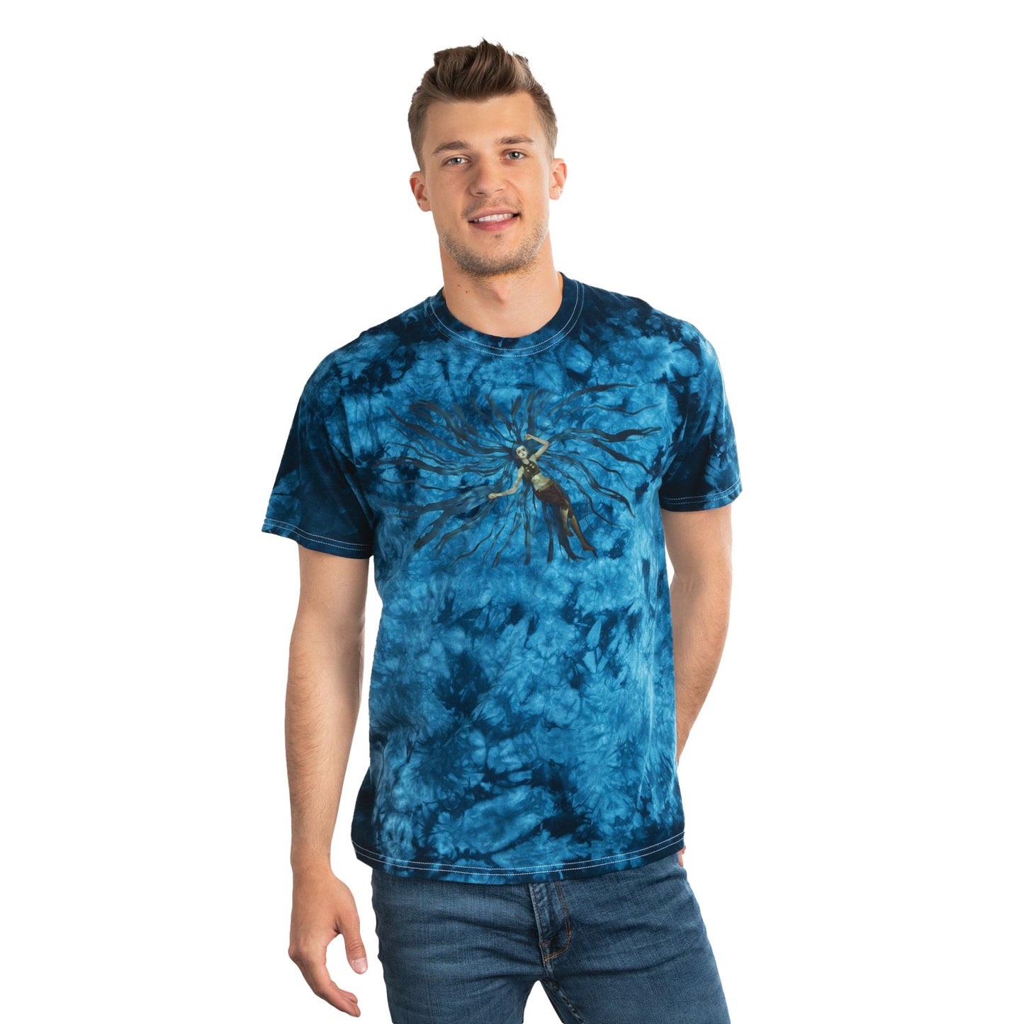 Tie-Dye Tee, Crystal Shirt with Jinx from Arcane Design